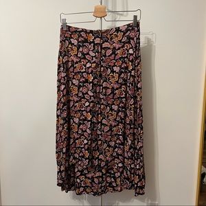 TOPSHOP Floral Maxi Skirt